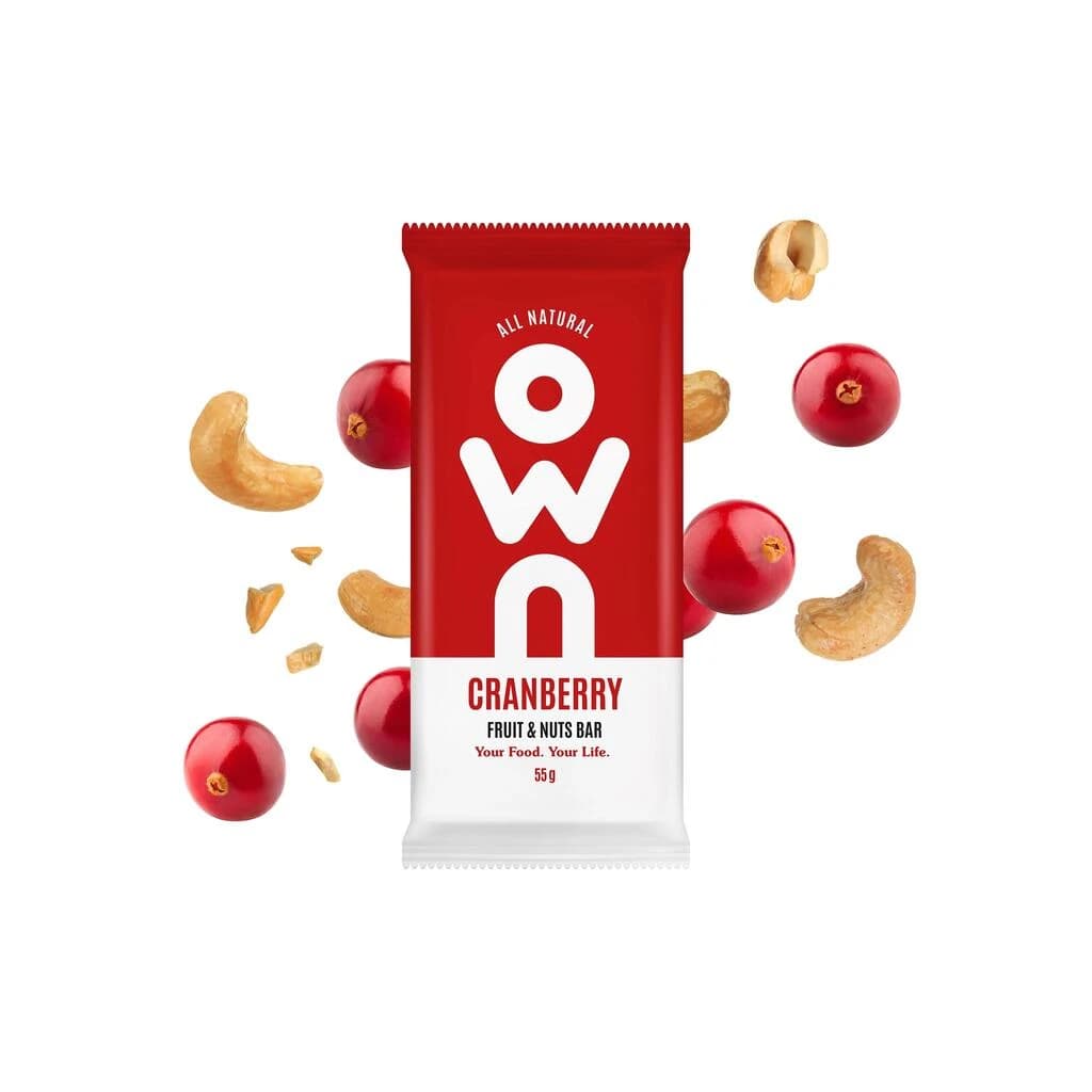 OWN Cranberry & Nuts Bar